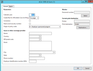 1095B report dynamics ax