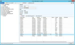 completed fiscal calendar dynamics ax
