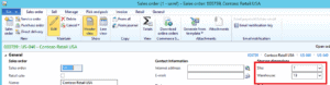 sales order dynamics ax