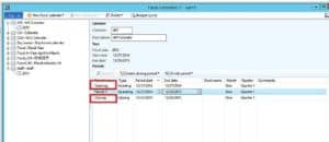 updating period name fiscal calendar dynamics ax