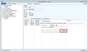 dividing period fiscal calendar dynamics ax