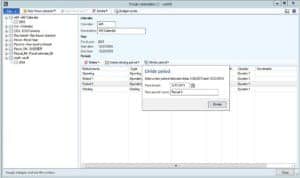 selecting first day of period fiscal calendar dynamics ax