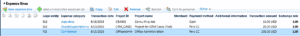 multiple legal entities expense lines dynamics ax
