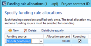 dynamics ax funding rule allocations
