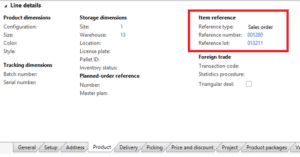 purchase order line details dynamics ax 2012