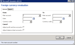 Foreign Currency AX 2012