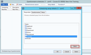 type of respondents dynamics ax
