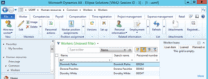 worker removed from past workers list dynamics ax