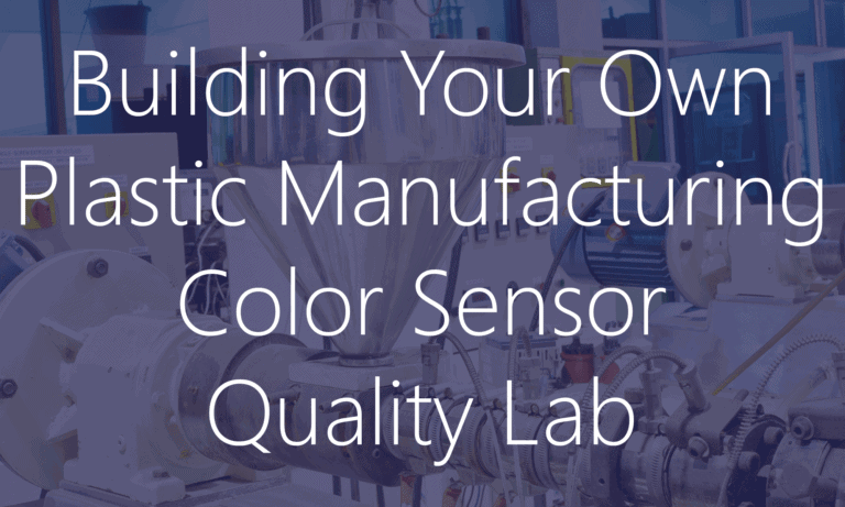 Plastic Manufacturing Color Sensor